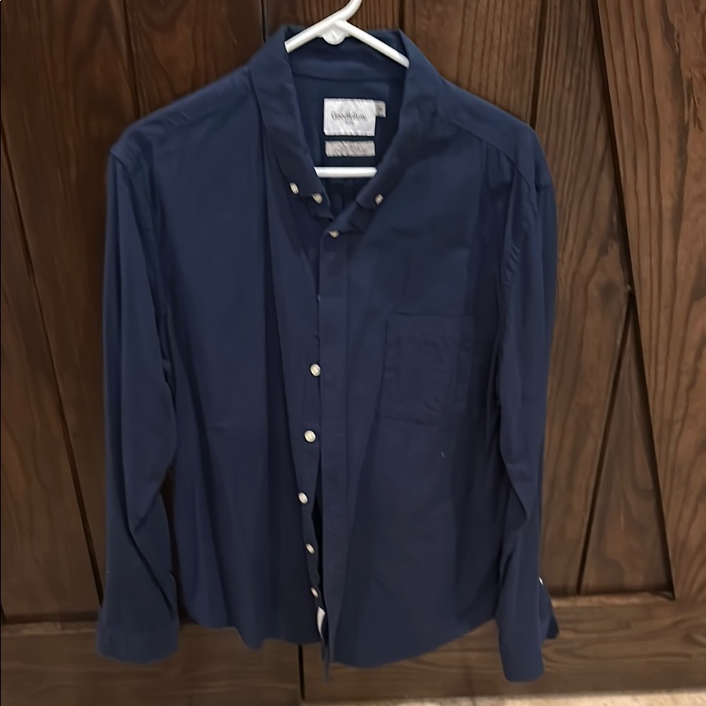 Goodfellow & Co Blue Casual Button Down Shirt